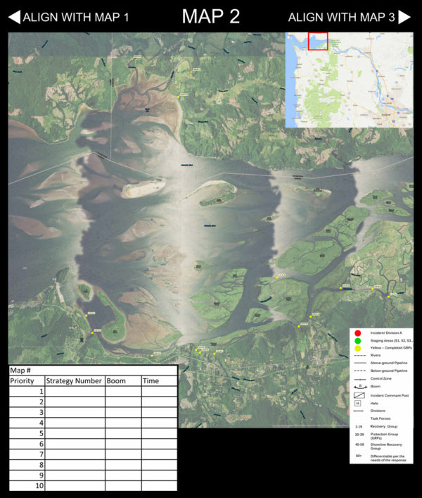 River Map 2: Tongue Point to Grass Island