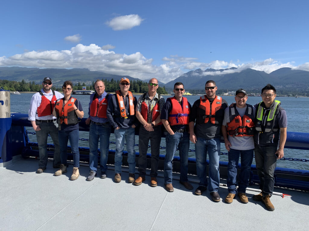 HSET people in life jackets posing for a photo