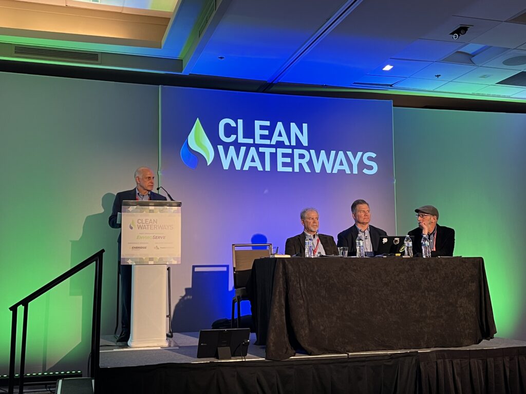 Jim Elliott speaking at 2023 Clean Waterways Conference.