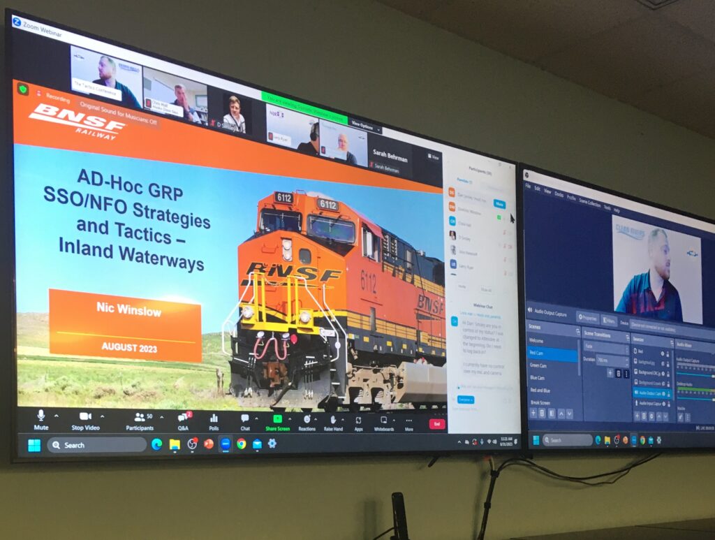 Tactics Conference Online participant Power Point presentation from BNSF Railway